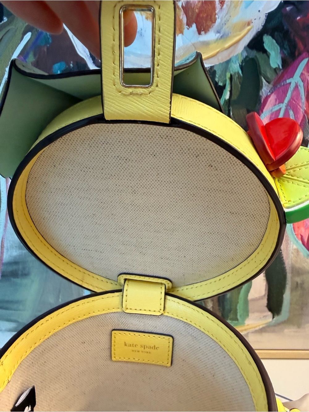 Kate Spade Novelty Playa Ombre Leather 3D Crossbody Purse Sling Bag Hawai - Picture 13 of 14